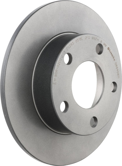 BREMBO 08840811C02 Brembo 08.8408.11 UV Coated solid Rear Brake Rotor AUDI/VW OE# 8D0615601A