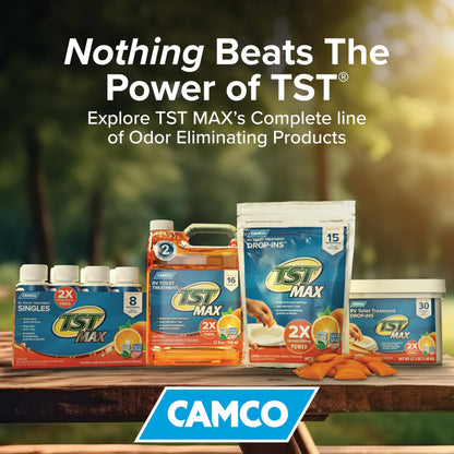 CAMCO 41191 Camco TST MAX RV Toilet Treatment -(8) 4oz Bottles - Orange-Made in the USA