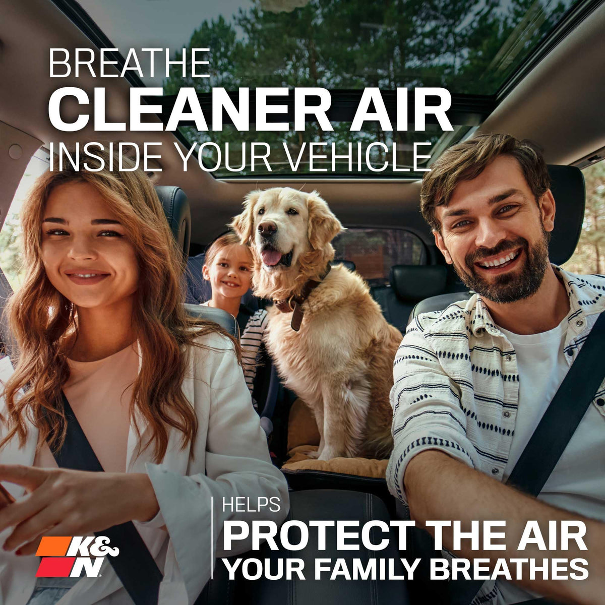 K&N FILTER VF2001 K&N LIFETIME Cabin Air Filter: Premium, Washable, Clean Air for your Cabin