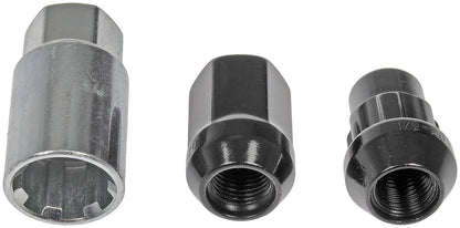 Dorman 713-275A BLACK ACORN WHEEL NUT LOCK SET