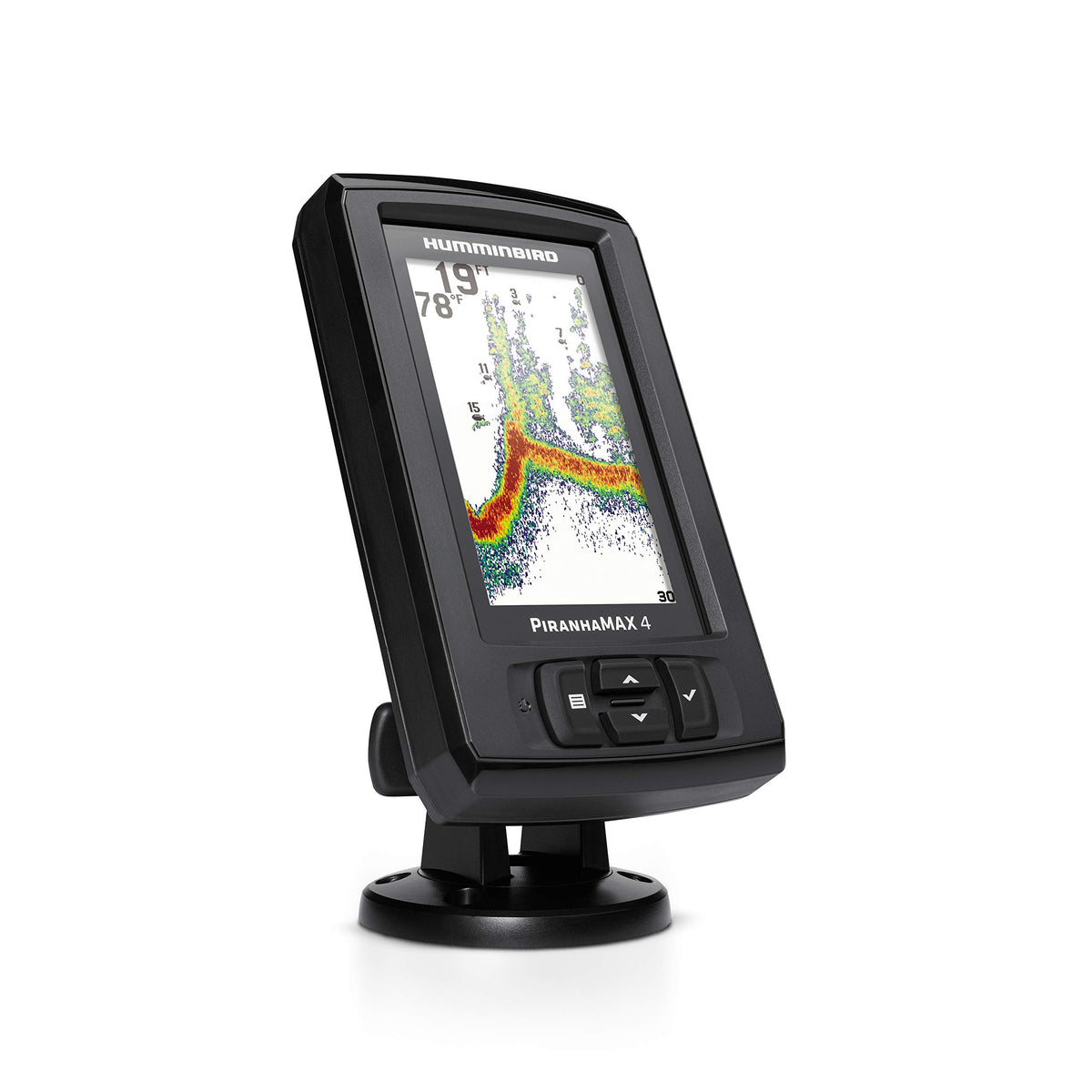 HUMMINBIRD 410150-1 Humminbird PiranhaMAX 4 Fish Finder with Transducer, Dual Beam Sonar