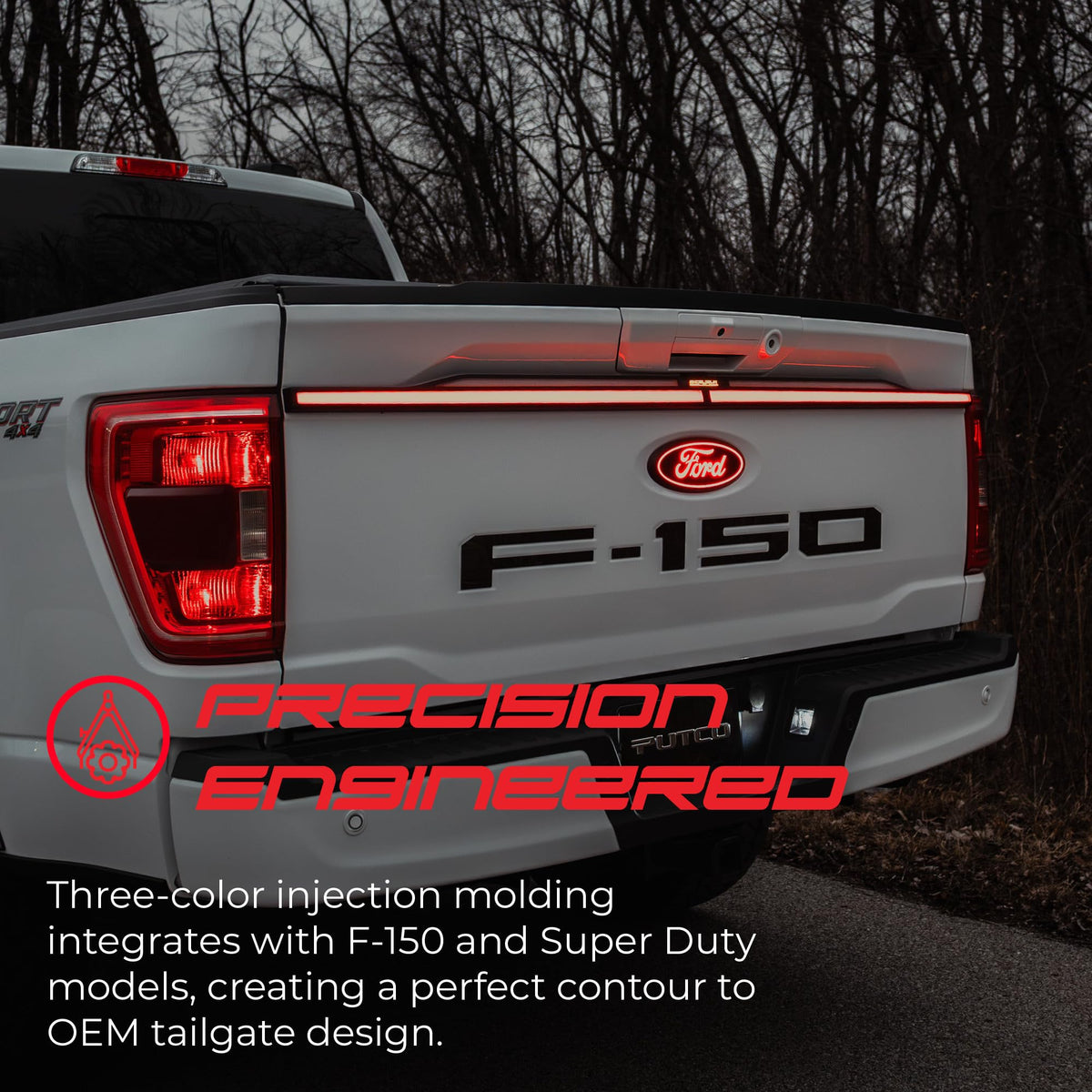 PUTCO 529104 Putco Excalibur LED Tailgate Light Bar & Plug-N-Play Connector - Fits Ford F150 Lightning 2022-2027
