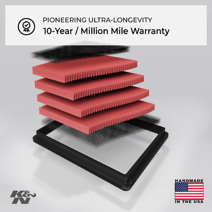 K&N HA-1213 Engine Air Filter: High Performance, Premium