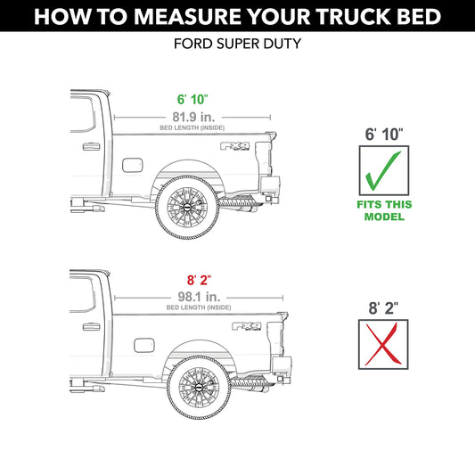 RealTruck T-60383 RealTruck Retrax RetraxONE XR Retractable Truck Bed Tonneau Cover – T-60383 – Fits 2017 - 2025 Ford F-250/350 Super Duty 6' 10" Bed (81.9")