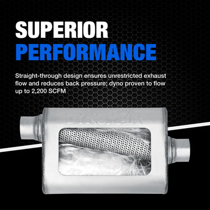 DYNOMAX 17221 Dynomax Ultra Flo 17221 Exhaust Muffler for Ford F-250 Super Duty