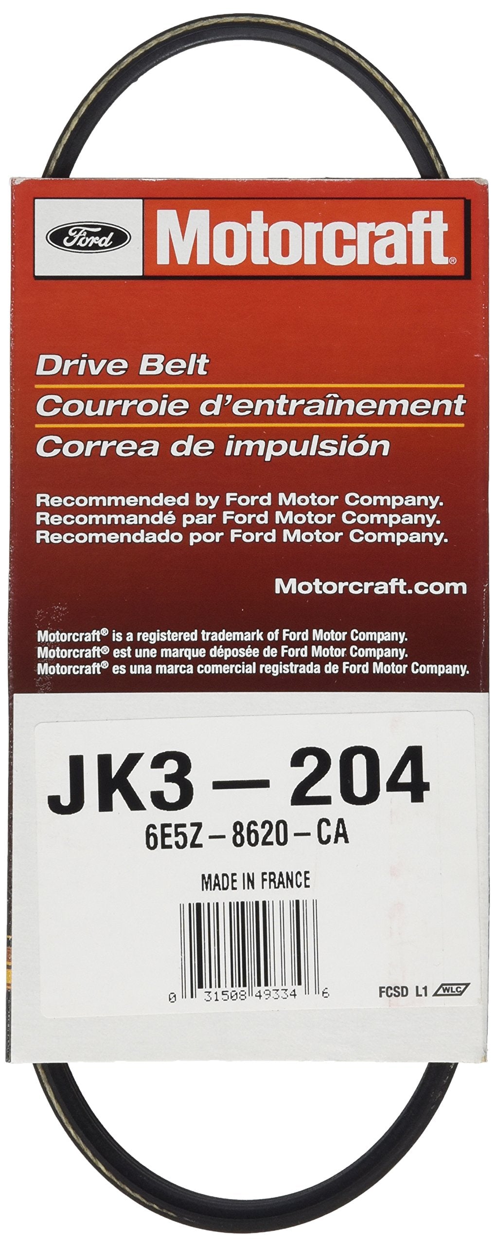 Motorcraft JK3204 Drive Belt