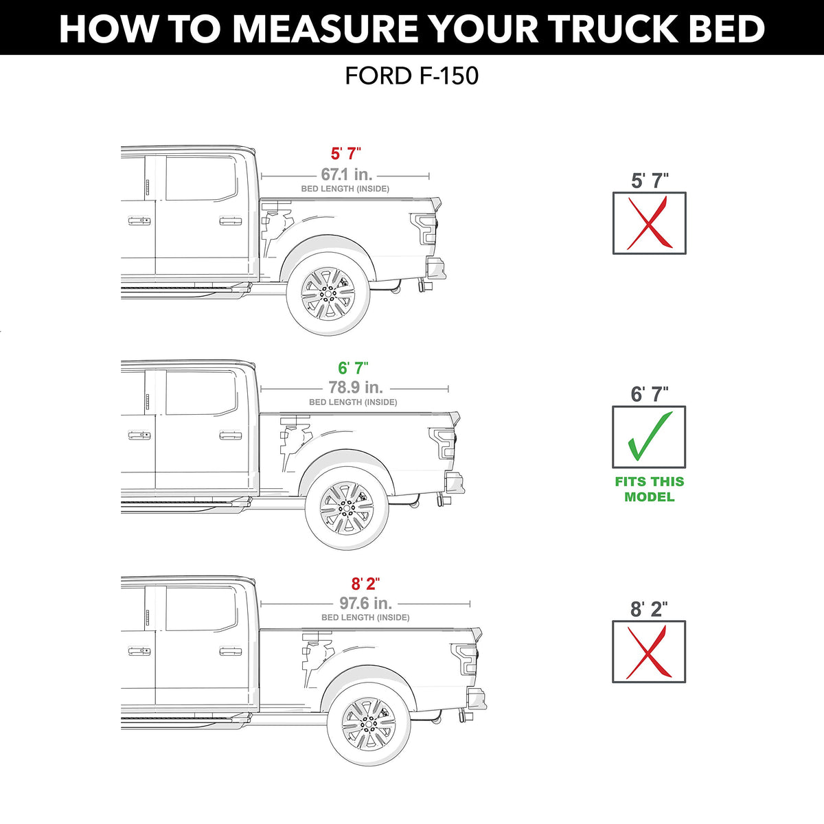 TRUXEDO 598301 RealTruck TruXedo Lo Pro Soft Roll Up Truck Bed Tonneau Cover | 598301 | Fits 2015 - 2024 Ford F-150 6' 7" Bed (78.9")