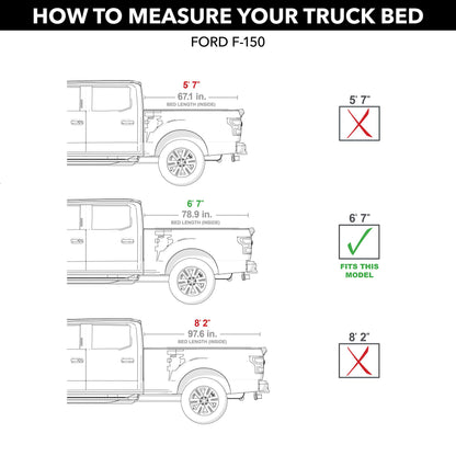 UNDERCOVER AX22030 RealTruck Undercover ArmorFlex Hard Folding Truck Bed Tonneau Cover | AX22030 | Fits 2021-2025 Ford F-150 6' 7" Bed (78.9")