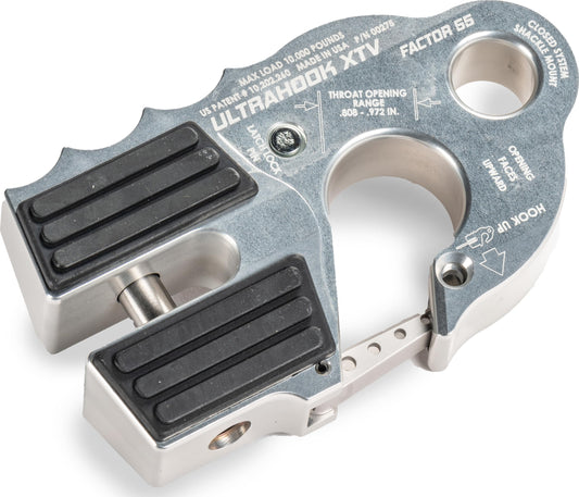FACTOR 55 00275-05 Factor 55 Ultrahook XTV Closed System Shackle Mount, Max Rated Load: 10,000 Pounds and Breaking Strength: 21,000 Pounds - Silver