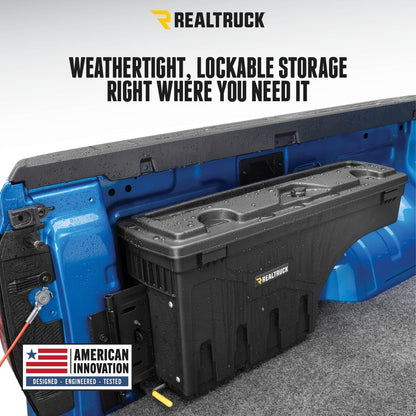 UNDERCOVER SC105P RealTruck UnderCover SwingCase Truck Bed Storage Box | SC105P | Fits 2020-2025 Chevy/GMC Silverado/Sierra 2500/3500HD Passenger Side