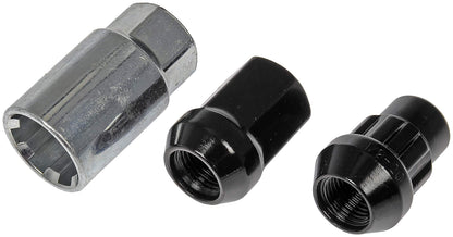 Dorman 713-275A BLACK ACORN WHEEL NUT LOCK SET