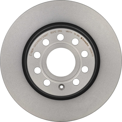 BREMBO 09916711C02 Brembo 09.9167.11 UV Coated vented Front Brake Rotor AUDI/SEAT/SKODA/SKODA (SVW)/VW/VW (FAW) OE# 1K0615301AK