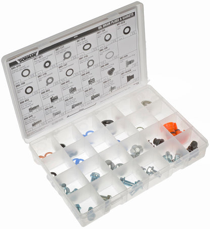 Dorman 990-600 Oil Drain Plug and Gaskets Tech Tray (23 SKUs