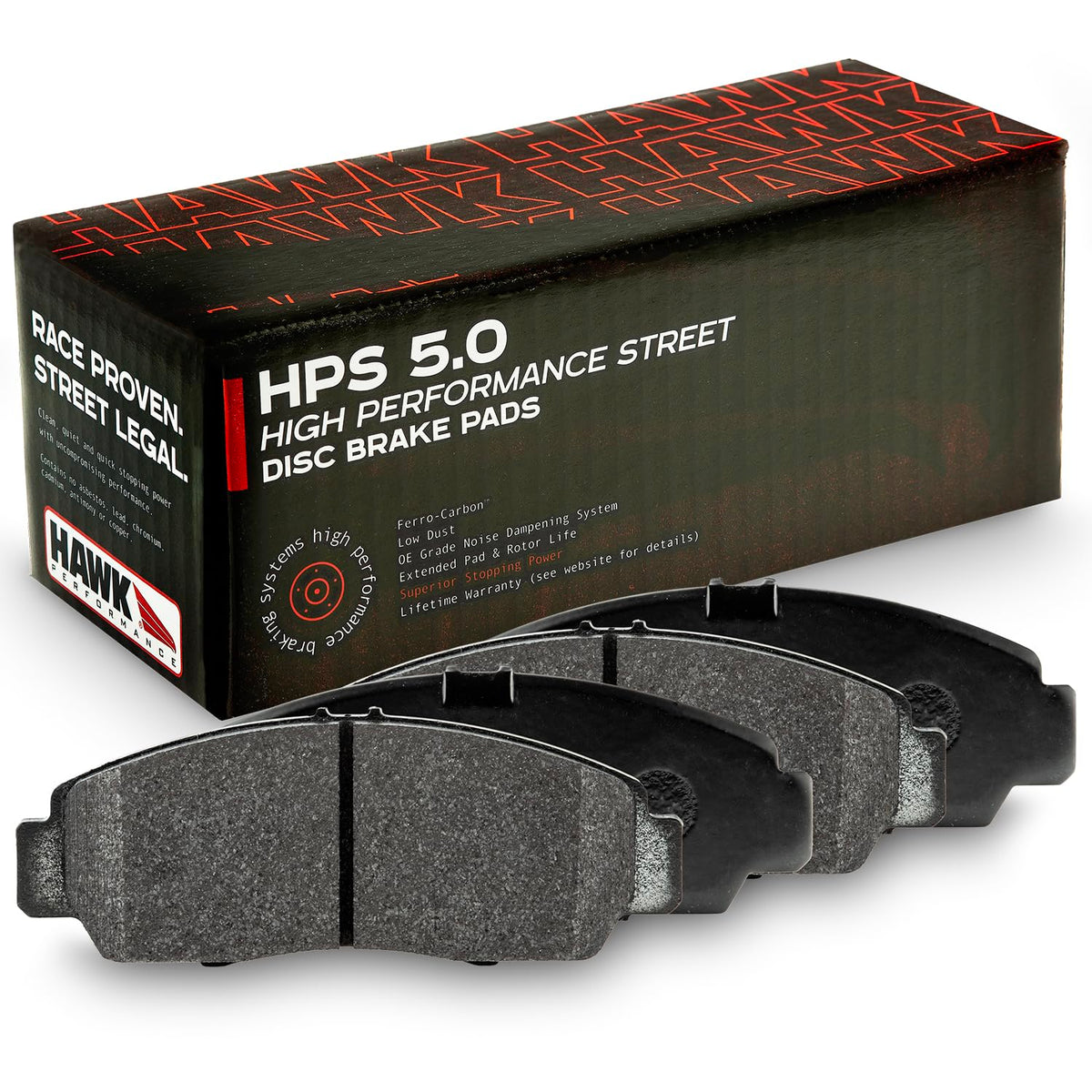 Hawk HB779B.740 Performance HPS 5.0 Street Brake Pads