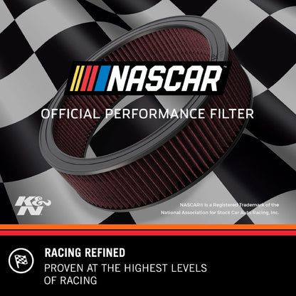 K&N FILTER E-3750 K&N High-Flow Original Lifetime Engine Air Filter: High Performance, Premium, Washable, Industrial Replacement Filter, Heavy Duty: E-3750