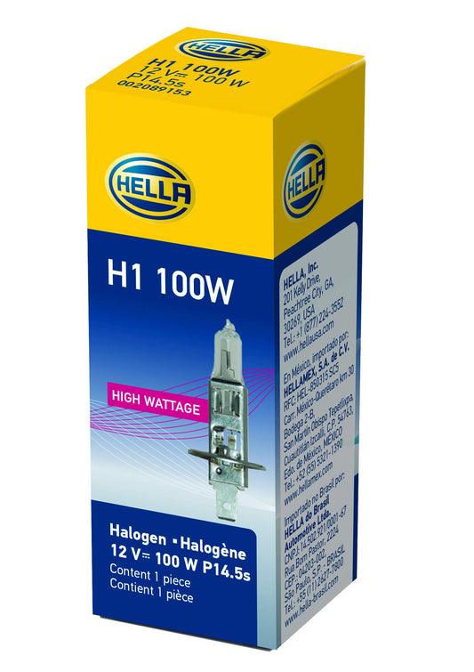 HELLA H1100W Hella H1100W BULB H1 12V 100W P14.5S T2.5