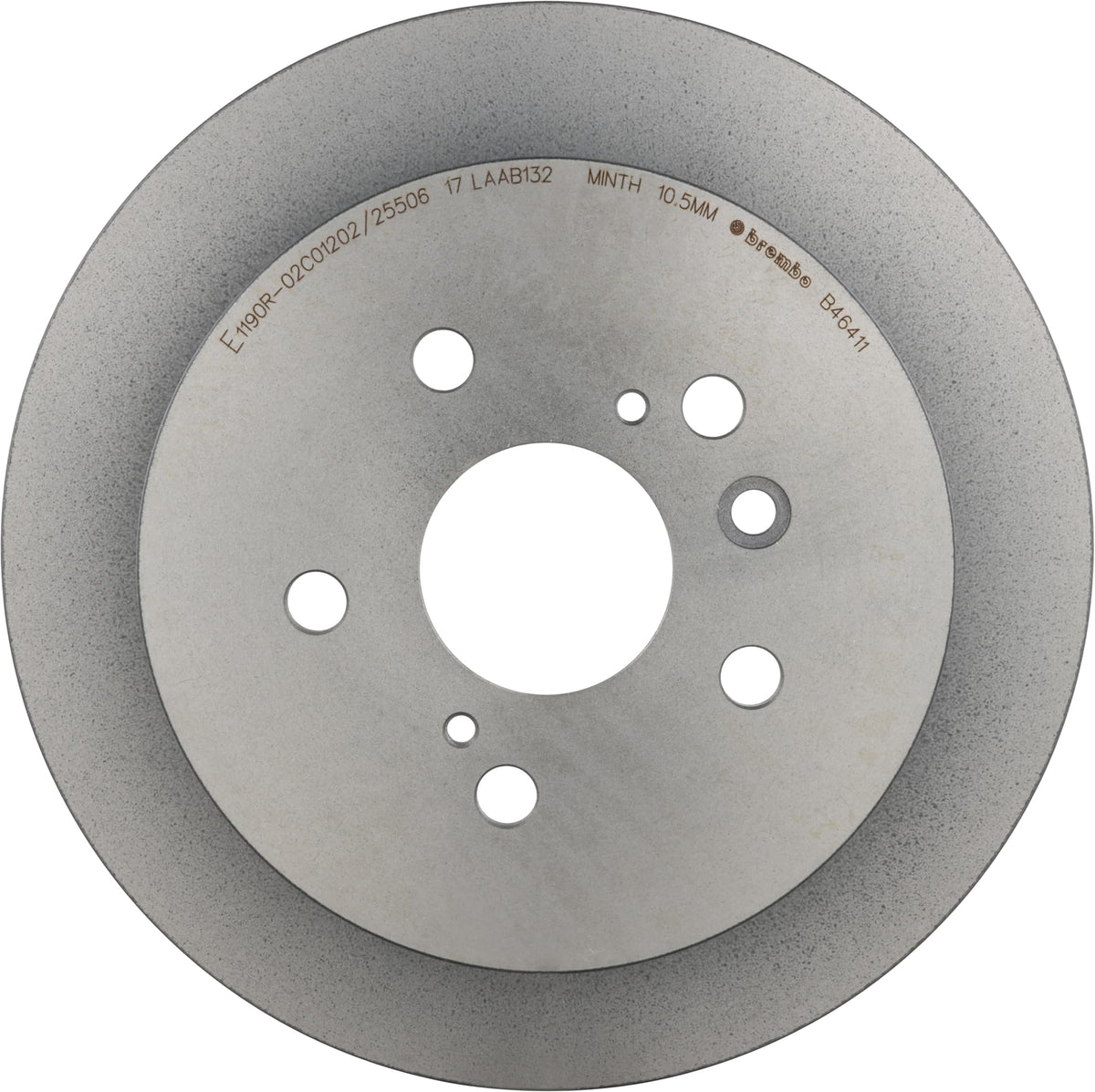 BREMBO 08B46411C02 Brembo 08.B464.11 UV Coated solid Rear Brake Rotor TOYOTA OE# 4243108030