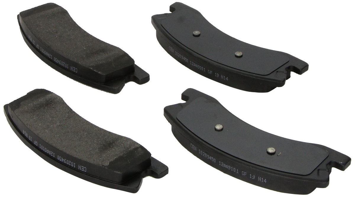Centric Parts 102.09450 C Tek Semi Metallic Brake Pads with Shims