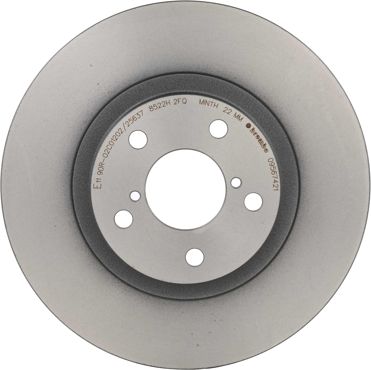 BREMBO 09567421C02 Brembo 09.5674.21 UV Coated vented Front Brake Rotor SUBARU/TOYOTA OE# 26300AE071