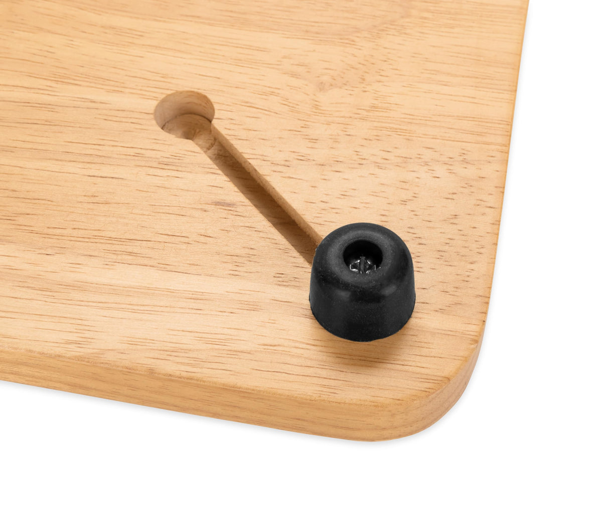 CAMCO 43431 Camco Camper/RV Sink Cover - Features Adjustable Legs w/Non-Slip Feet & Solid Oak Hardwood Top w/Non-Toxic Gloss Finish -Top Measures 13” x 15” - Great for RVs, Campers, Boats & More (43431)