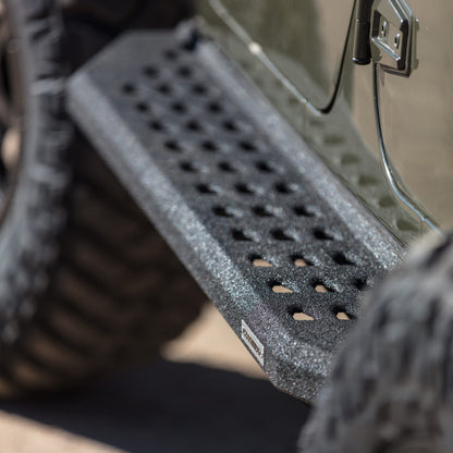 GO RHINO 69409980T Go Rhino RB20 Running Boards & Brackets | Galvanized Steel, Protective Bedliner Coating | 69409980T | Fits 2009-2014 RAM 1500 Quad Cab Pickup