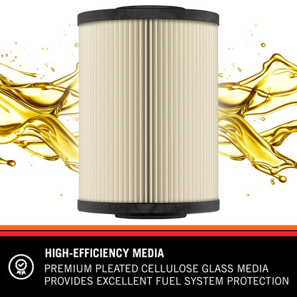 K&N FILTER PF-4200 K&N Diesel Fuel Filter: Performance Fuel Filter, Premium Engine Protection, Compatible with 2003-2009 Dodge Ram Truck 5.9L Cummins Diesel Engines, PF-4200