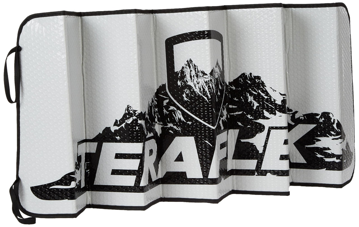 TERAFLEX 5028702 JL | JT: TeraFlex Windshield Sunshade w/out ADAS, Black, Silver