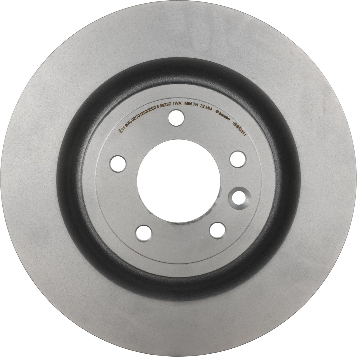 Brembo 09.B503.11 UV Coated Pillar Vented Rear Brake Rotor LAND