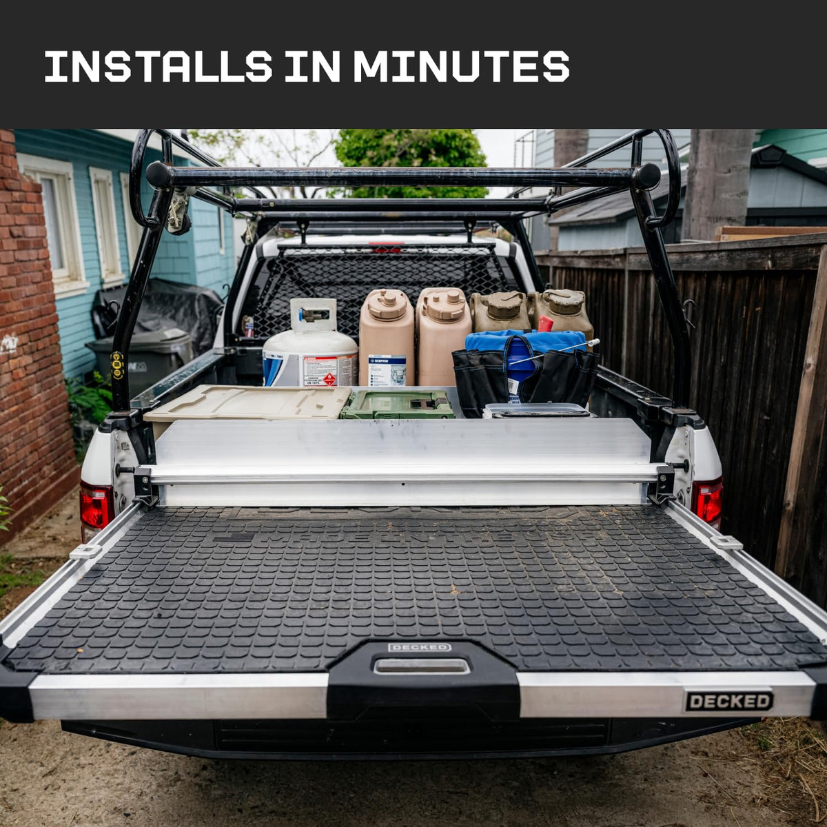 CARGOGLIDE C0061-DIV46-ALM Cross Bar & Tray Divider Kit for 46" CargoGlide | Includes 1 Tray Divider, 1 Cross Bar, 1 Footer Kit & 1 Hardware Kit | for Service Body Truck Only