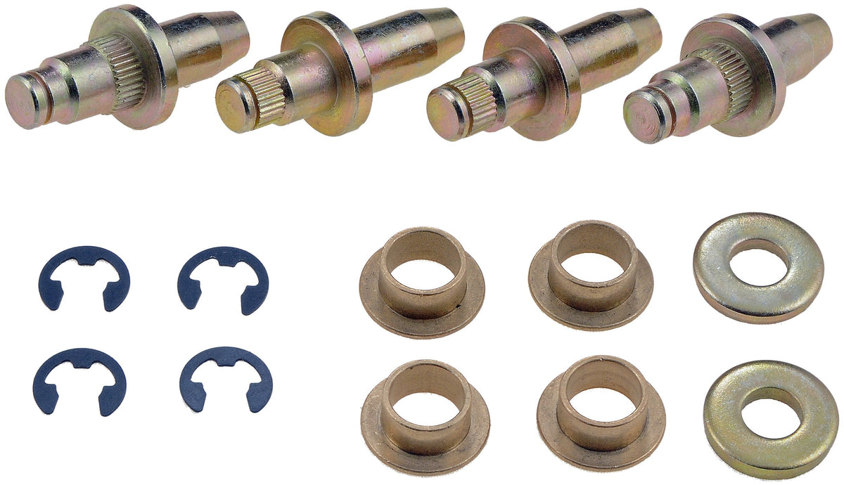DORMAN 38437 Dorman 38437 Door Hinge Pin And Bushing Kit - 4 Pins, 4 Bushings, 2 Washers, And 4 Clips Compatible with Select Cadillac / Chevrolet / GMC Models