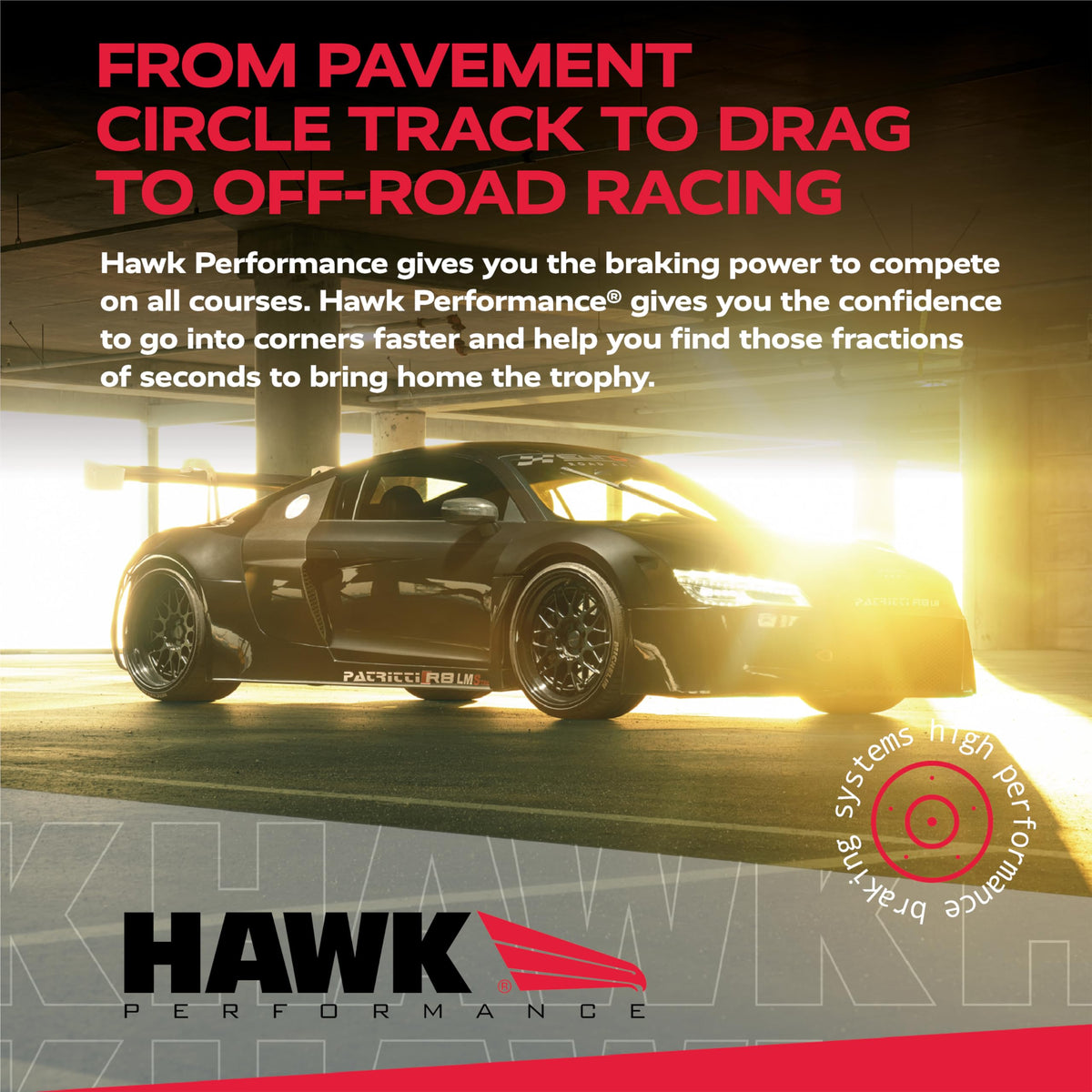 Hawk HB111G.610 Performance DTC-60 Motorsport Brake Pads