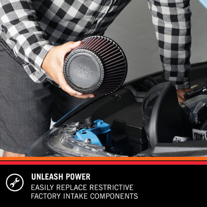 K&N FILTER 62-1360 K&N Vent Air Filter/Breather: High Performance, Premium, Washable, Replacement Engine Filter: Flange Diameter: 0.75 in, Filter Height: 1.5 in, Flange Length: 0.4375 in, Shape: Breather, 62-1360