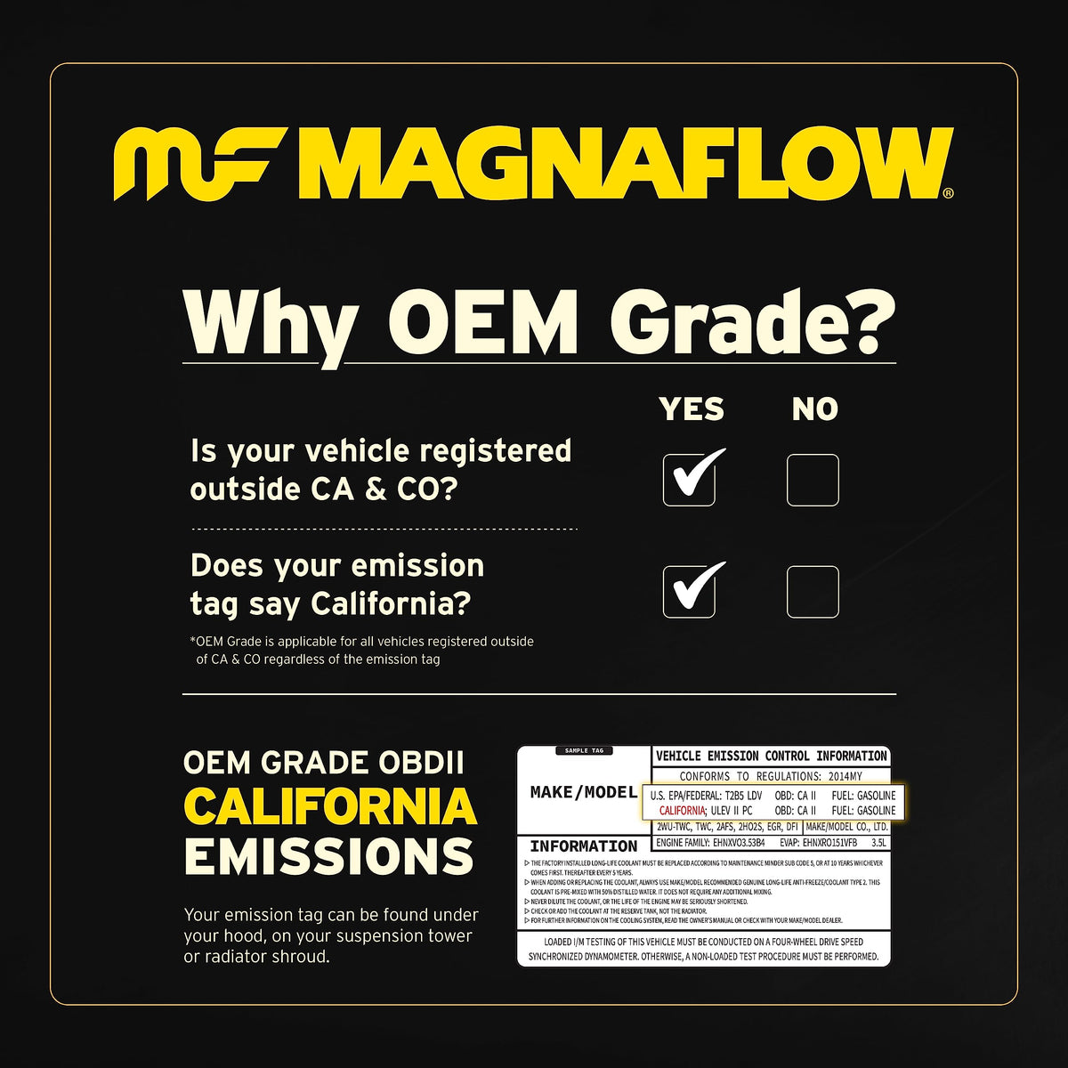 MagnaFlow Exhaust Products 51205 MagnaFlow Universal Catalytic Converter 51205 (Federal/EPA Compliant)