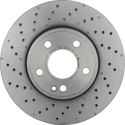 BREMBO 09B43651C02 Brembo 09.B436.51 UV Coated vented drilled Front Brake Rotor MERCEDES-BENZ/MERCEDES-BENZ (BBDC) OE# A2464212512