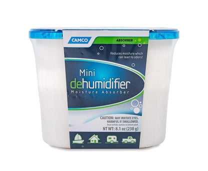 CAMCO 44195 Camco Camper/RV Mini Dehumidifier - Moisture Absorber for Small Spaces - Fragrance Free (44195)