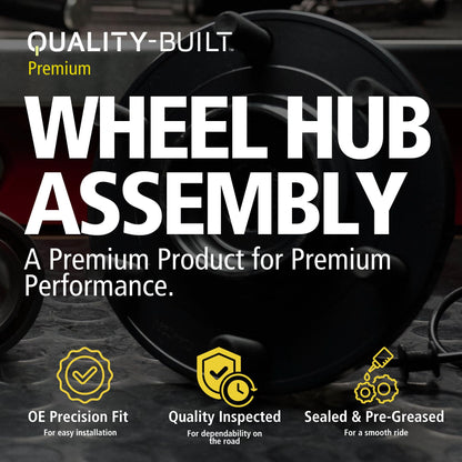 MPA WH515099 Quality-Built Premium Front Wheel Hub and Bearing Assembly WH515099 - Compatible with 2007-2010 Chevrolet/GMC (Sierra 3500 HD,Silverado 3500 HD)