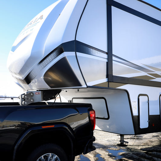 GEN-Y HITCH GH-8040 GEN-Y Hitch GH-8040 Executive Torsion-Flex King Pin Fifth Wheel Box, 1.5K - 3.5K Pin Weight, 21K Towing - Check Fitment Chart