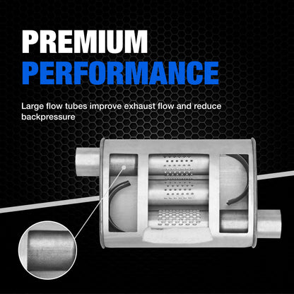 DYNOMAX 17732 Dynomax Super Turbo 17732 Exhaust Muffler