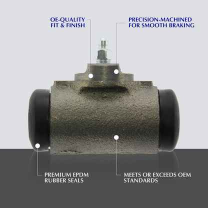 Centric Parts 134.64013 Premium Automotive Replacement Rear Drum Brake