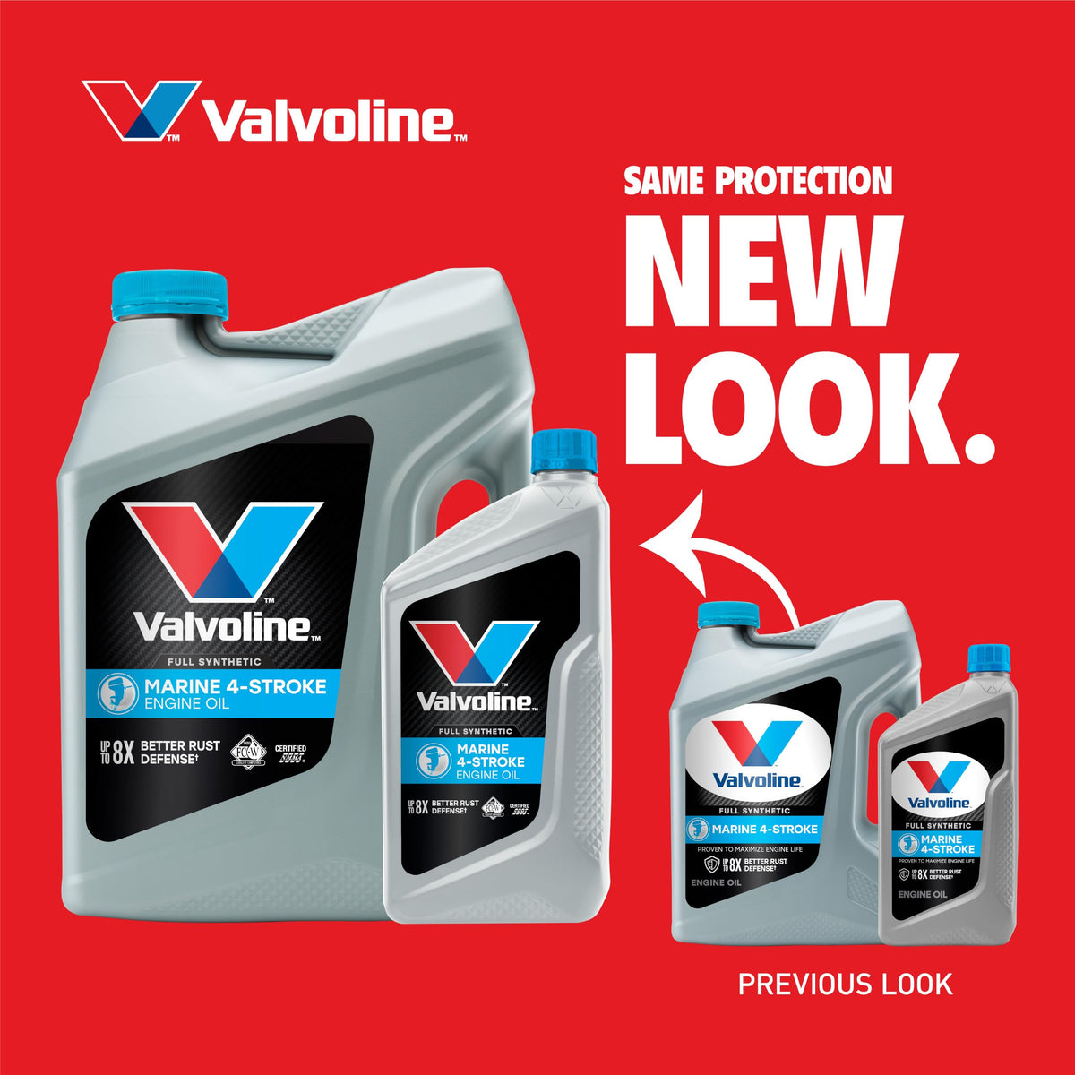 VALVOLINE 899591 Valvoline 4-Stroke Marine Full Synthetic Engine Oil 1 Gallon