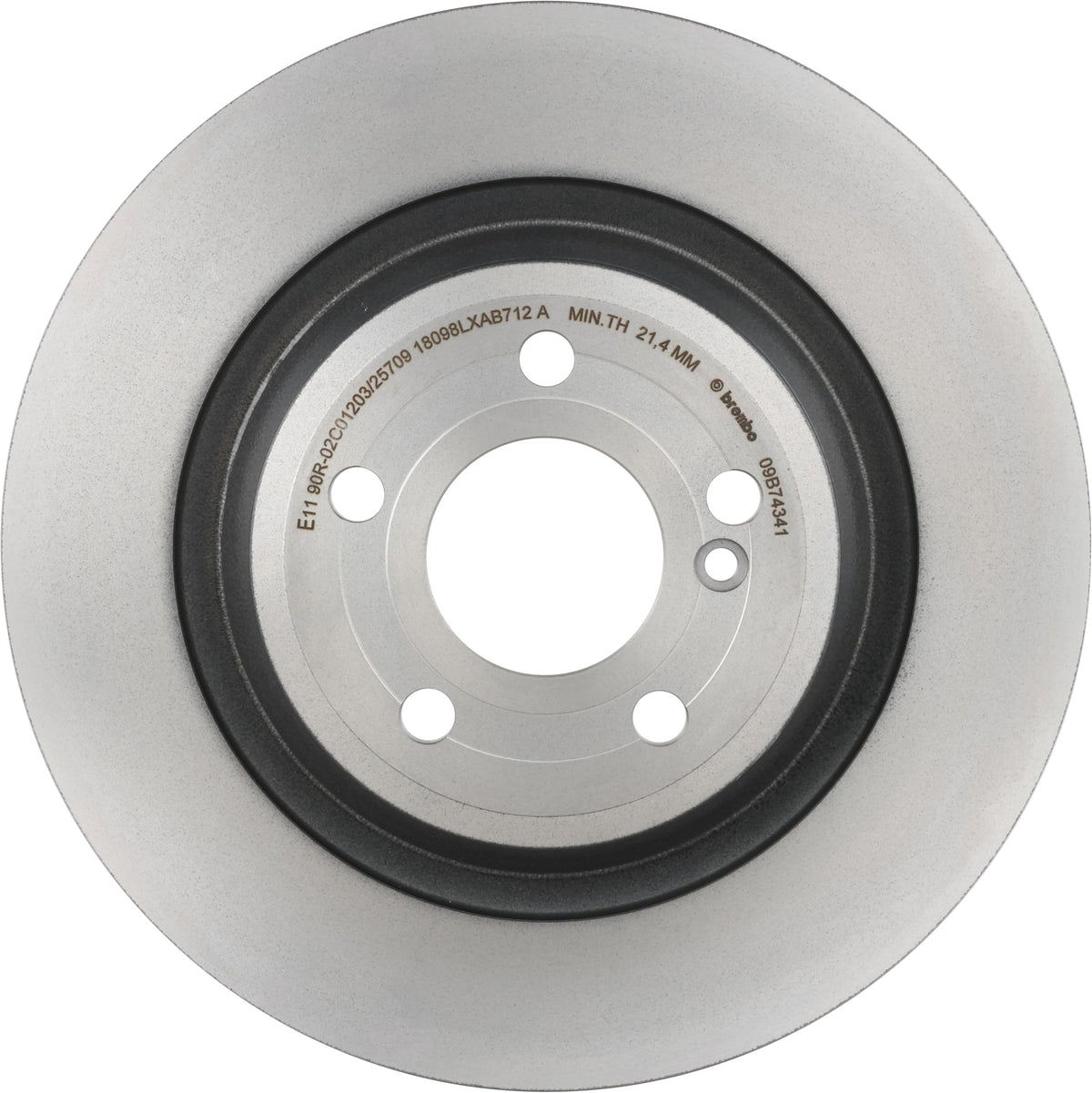 BREMBO 09B74341C02 Brembo 09.B743.41 UV Coated vented Rear Brake Rotor MERCEDES-BENZ OE# A0004231412
