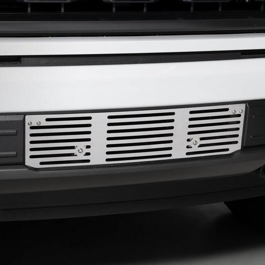 PUTCO 88172 Putco Bumper Grille Inserts Fits Ford Super Duty 2023-2025 Punch Design Black Powdercoated
