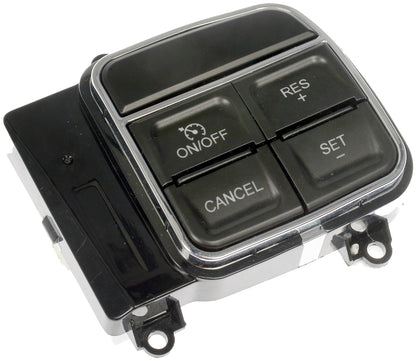 DORMAN 601-607 Dorman 601-607 Passenger Side Steering Wheel Cruise Control Switch 4-Button Compatible with Select Chrysler/Dodge/Ram Models