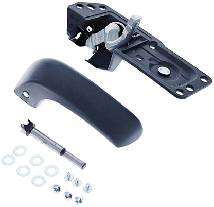 DORMAN 80374CD Dorman 80374CD Interior Door Handle Compatible with Select Cadillac / Chevrolet / GMC Models, Black; Textured