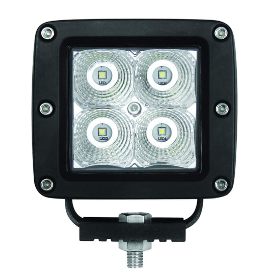 Hella 357204031 ValueFit Cube Flood Beam (Off Road, 4LED), Multi