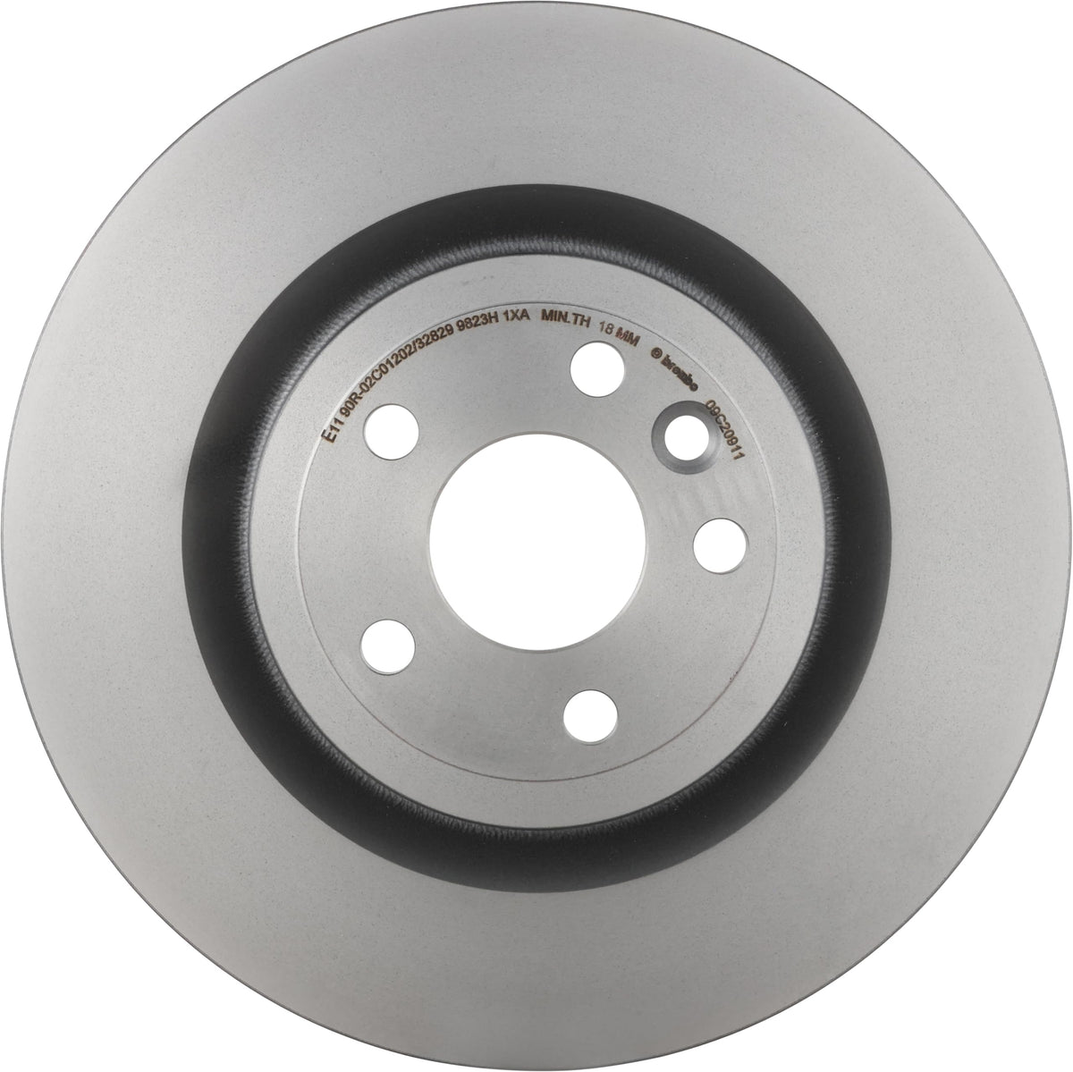 BREMBO 09C20911C02 Brembo 09.C209.11 UV Coated Pillar Vented Brake Rotor JAGUAR/LAND ROVER OE# LR090699