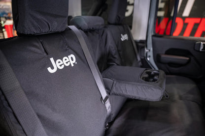 COVERCRAFT SSJ7455FJ11WFBK Covercraft Endura Jeep Logo SEATSAVER Custom S - SSJ7455FJ11WFBK