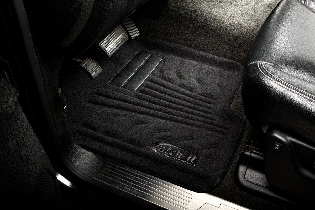 LUND 583123-B Lund 583123-B Black Front Pair Catch-It Carpet Floor Mat