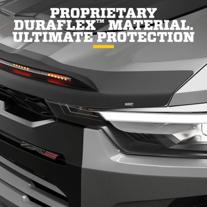 Husky Liners 2820004 Husky Liners Aeroskin Lightshield PRO – Fits 2009-2024 Dodge Ram 1500 (2019-2023 Classic Body Only) – Low Profile Deflector/Bug Shield 1 pc.Black – 2820004
