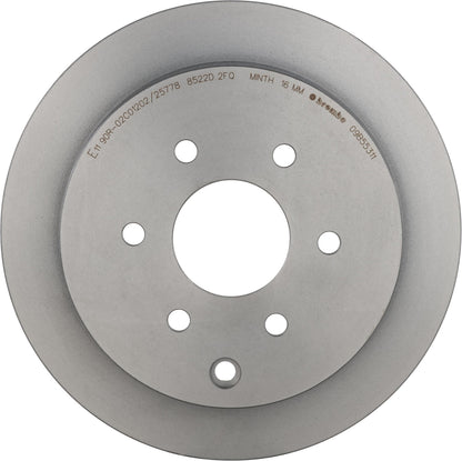 BREMBO 09B55311C02 Brembo 09.B553.11 UV Coated vented Rear Brake Rotor NISSAN OE# 43206EA010